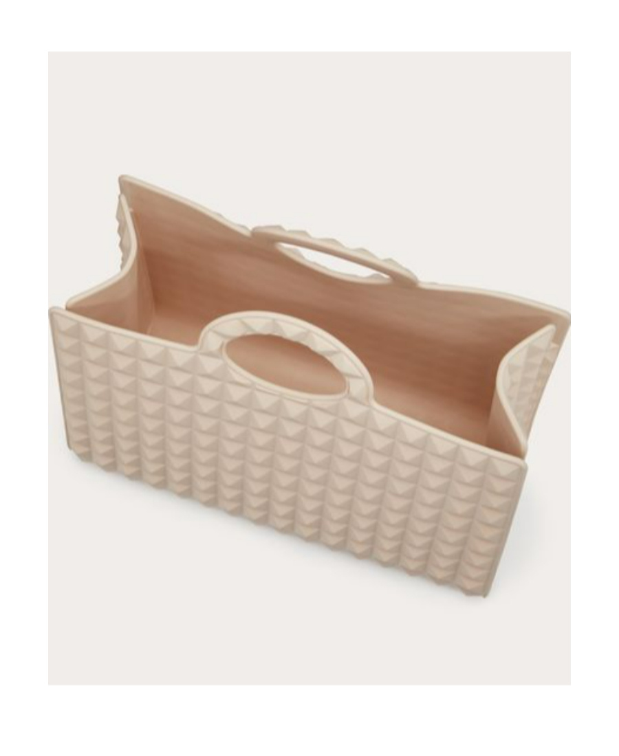 Valentino Shopper Tote Bag In Nude
