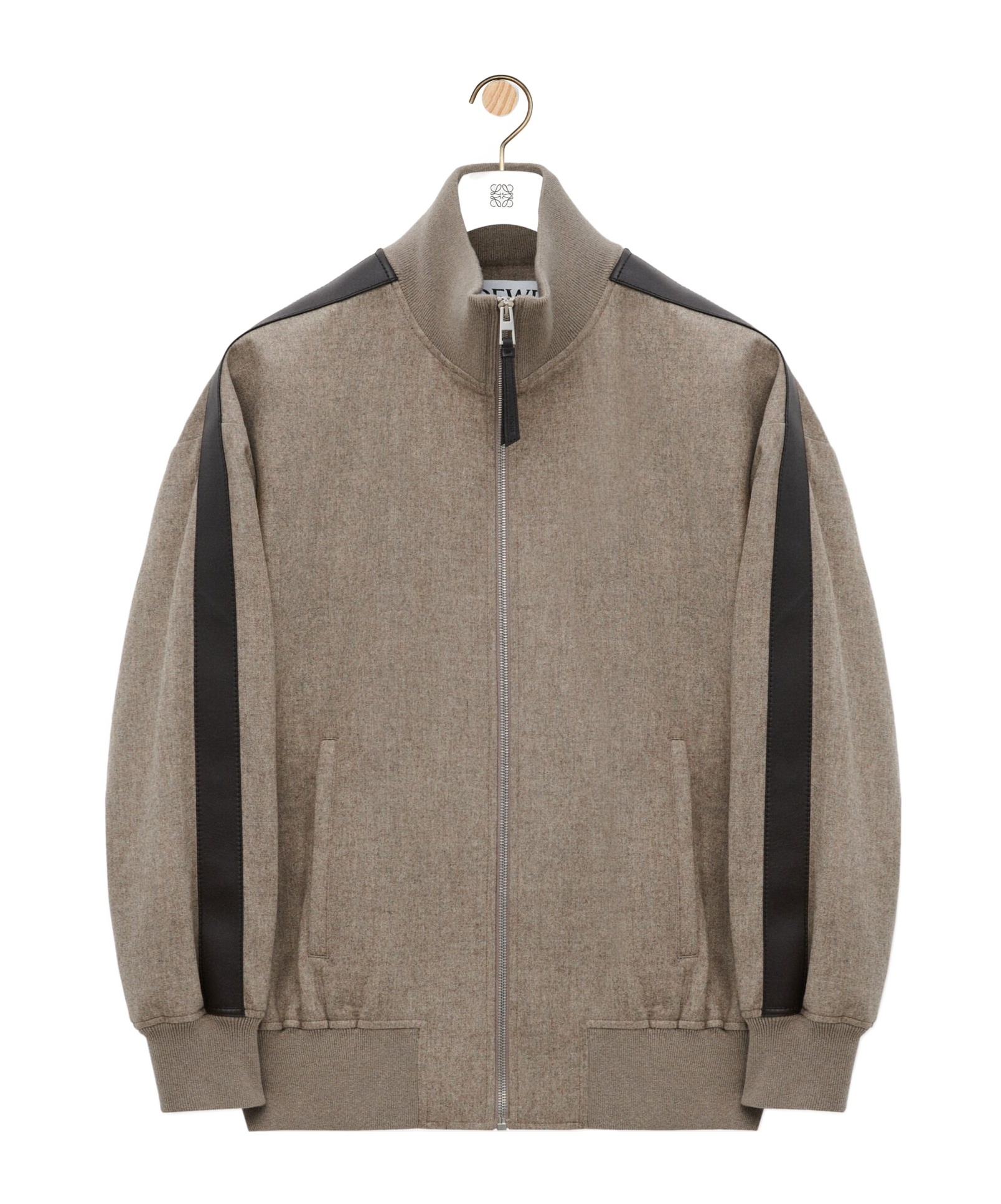 Loewe Wool And Cashmere Sportswear Jackets In Gray