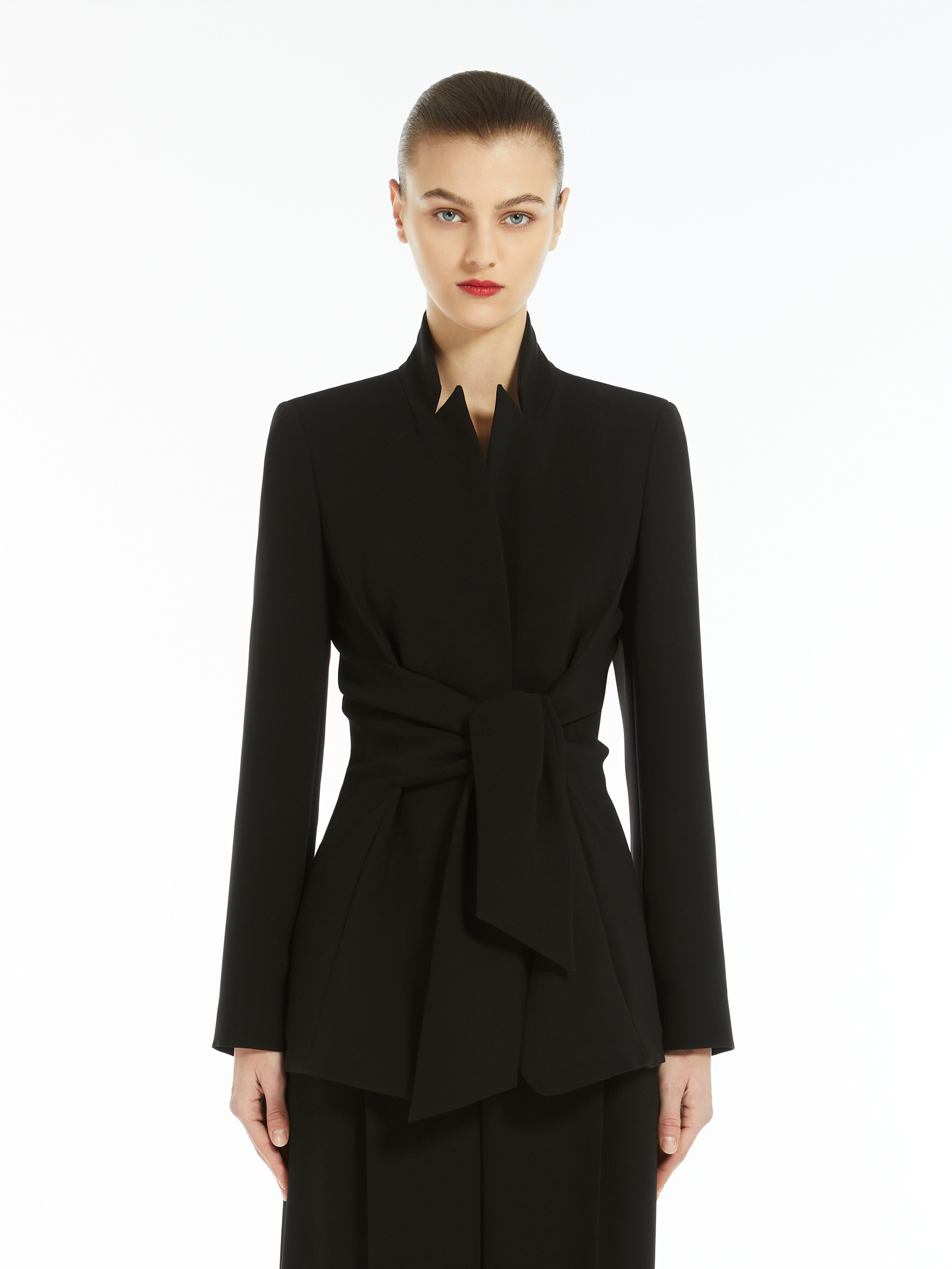 Max Mara Lace Casual Jacket In Black