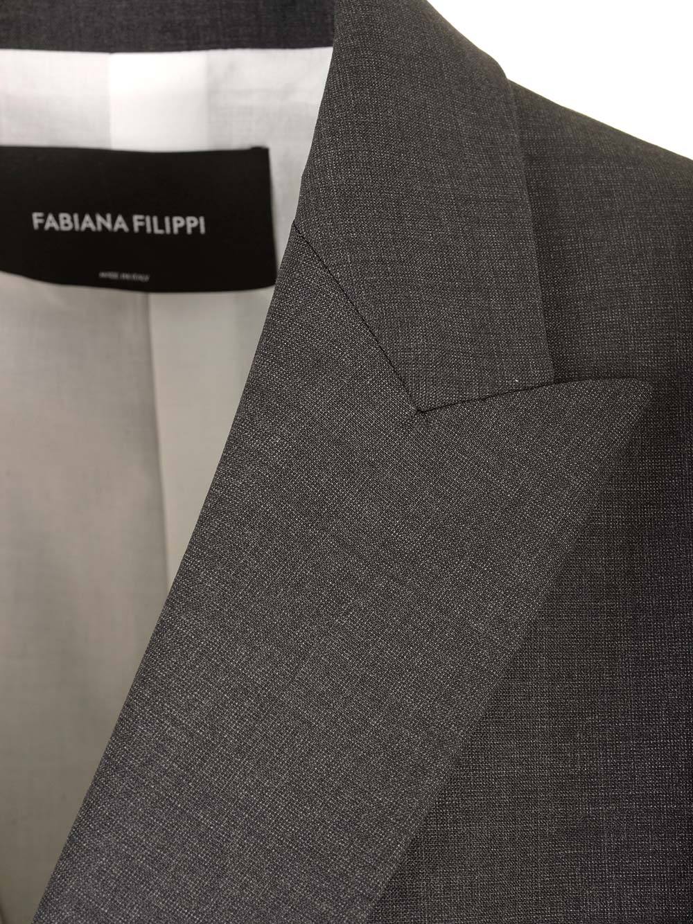 Fabiana Filippi Double-breasted Blazer In Black