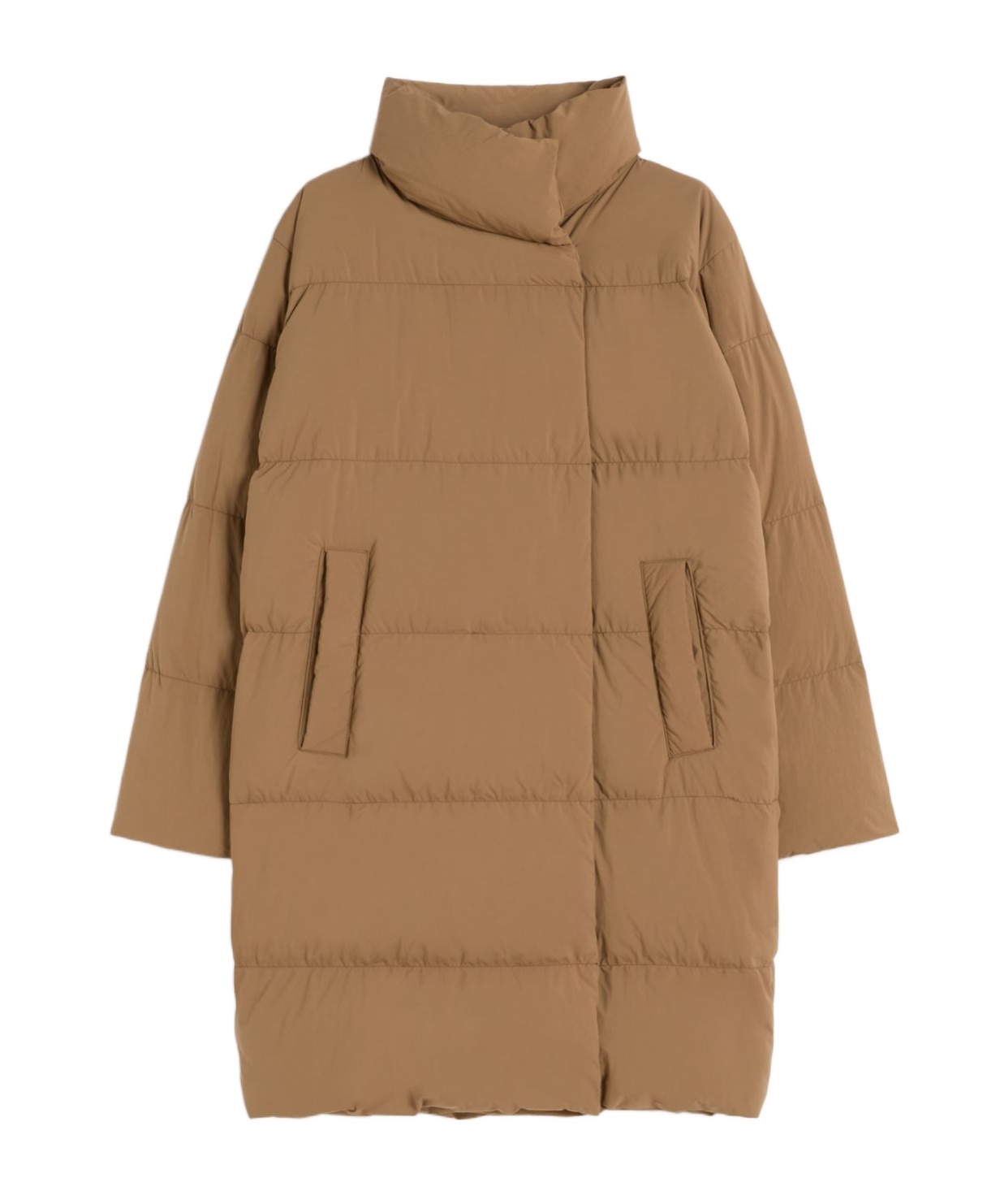 Weekend Max Mara Long Sleeve Cotton Coat In Brown