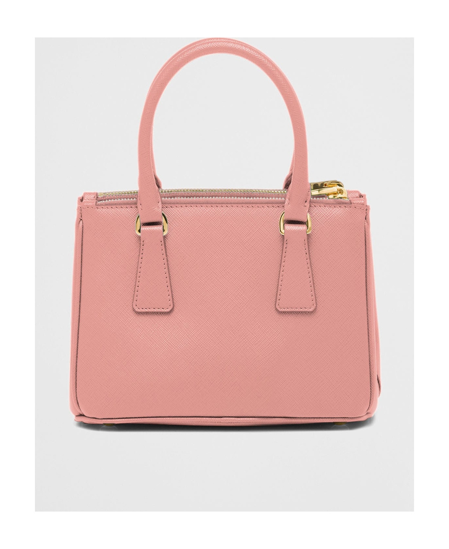 Shop Prada Galleria Saffiano Leather Mini-bag In Pink