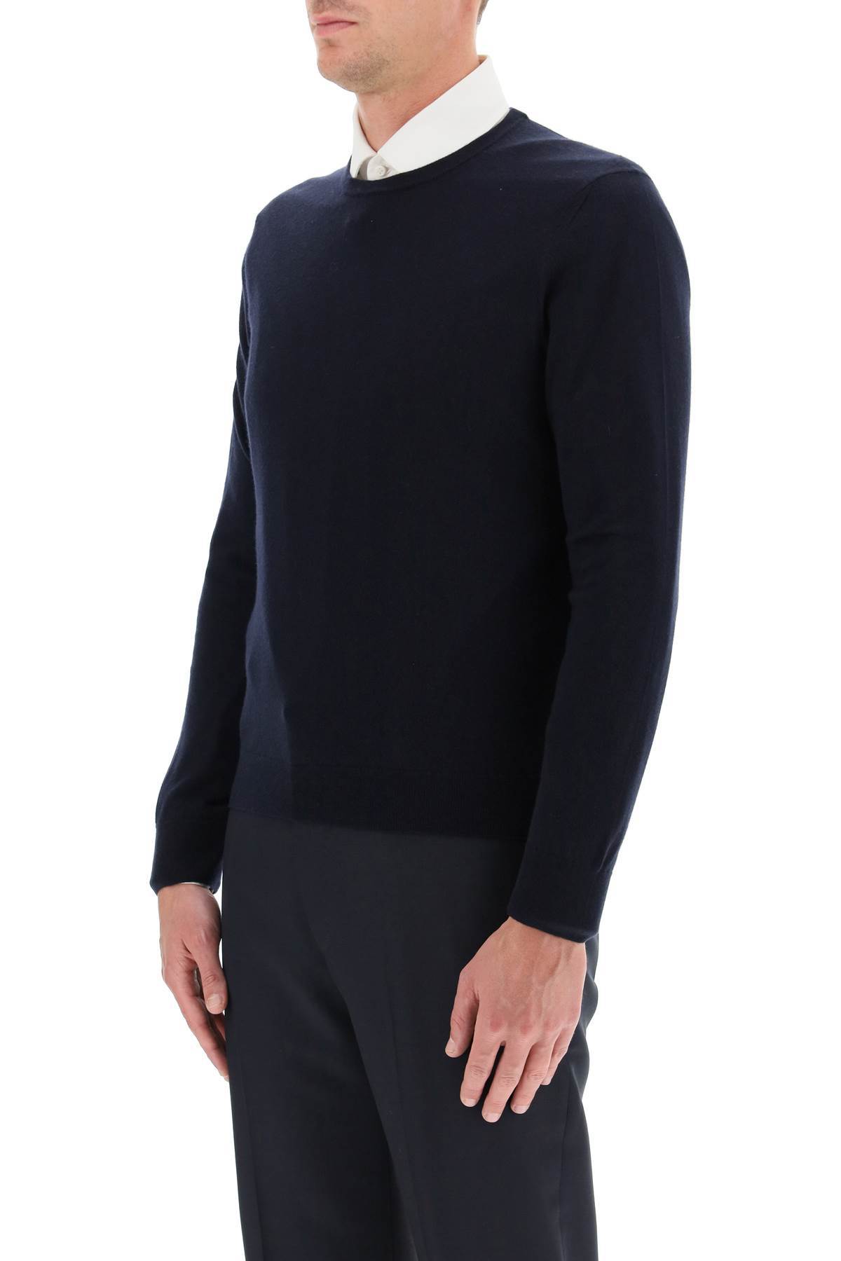 Drumohr Crew Neck Lightweight Jumper In Black