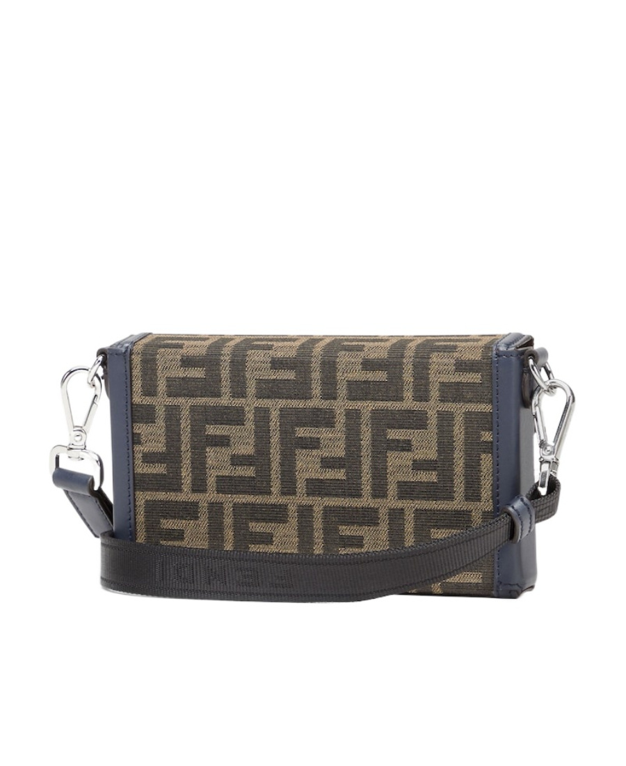 Fendi Mini Baguette Soft Trunk Shoulder Bag In Brown