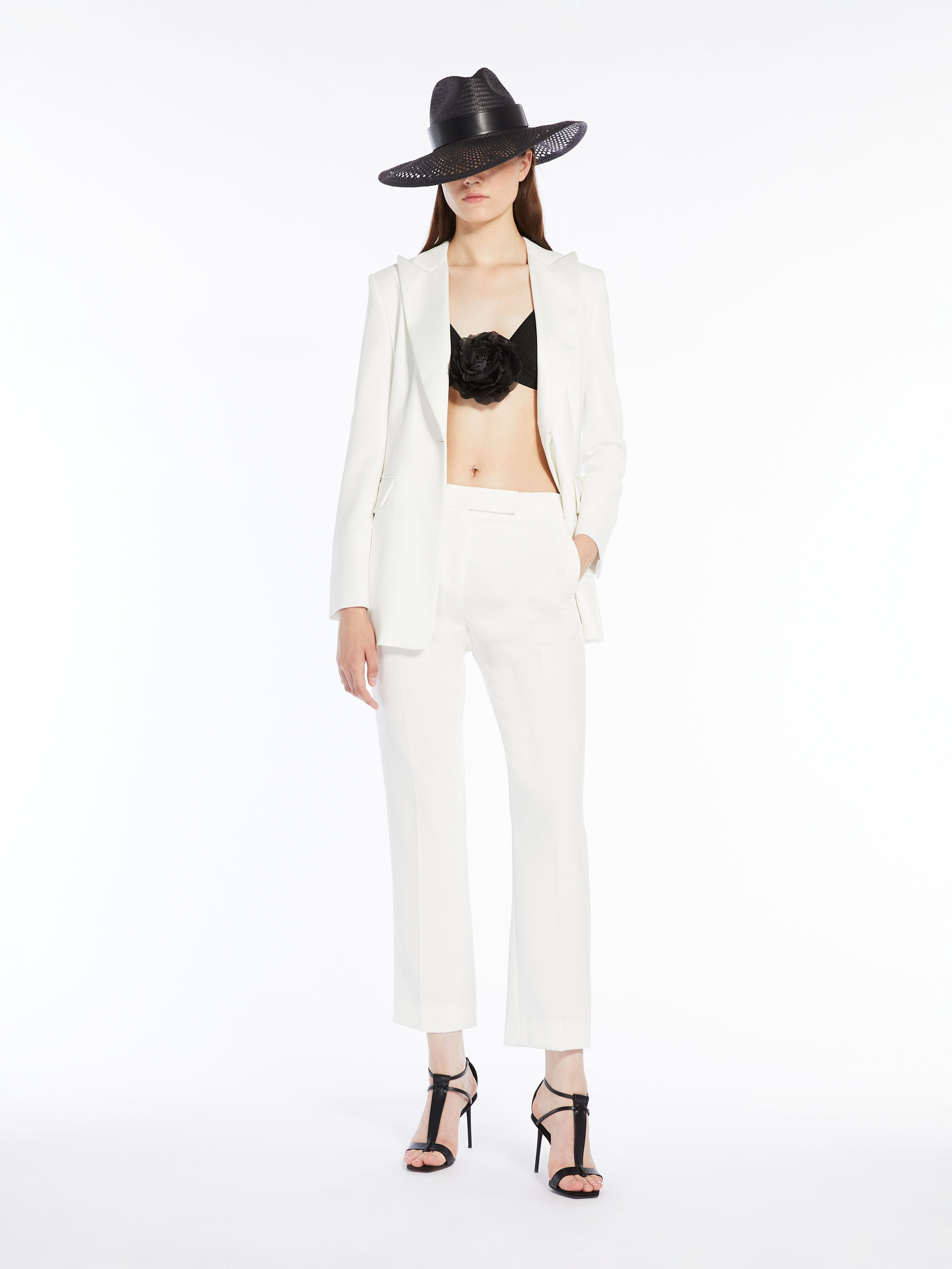 Max Mara Jackets White In White