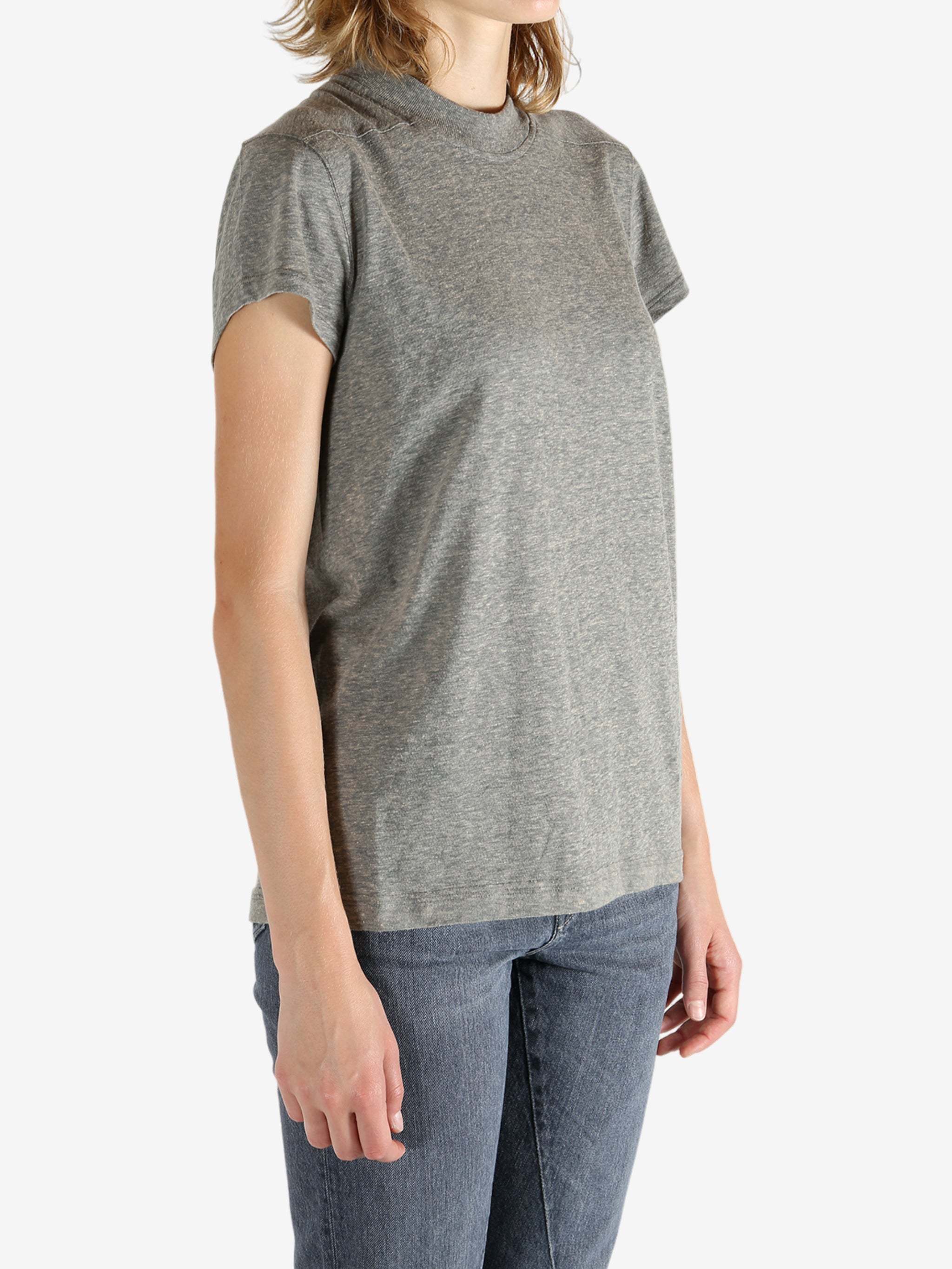 Rick Owens Drkshdw Short-sleeved T-shirt In Gray