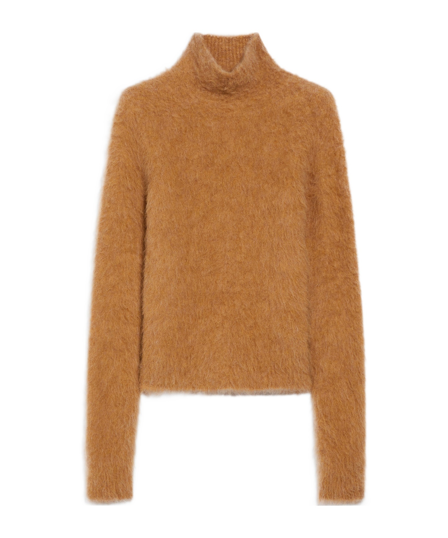 Sportmax Alpaca Blend Turtleneck Sweater In Brown