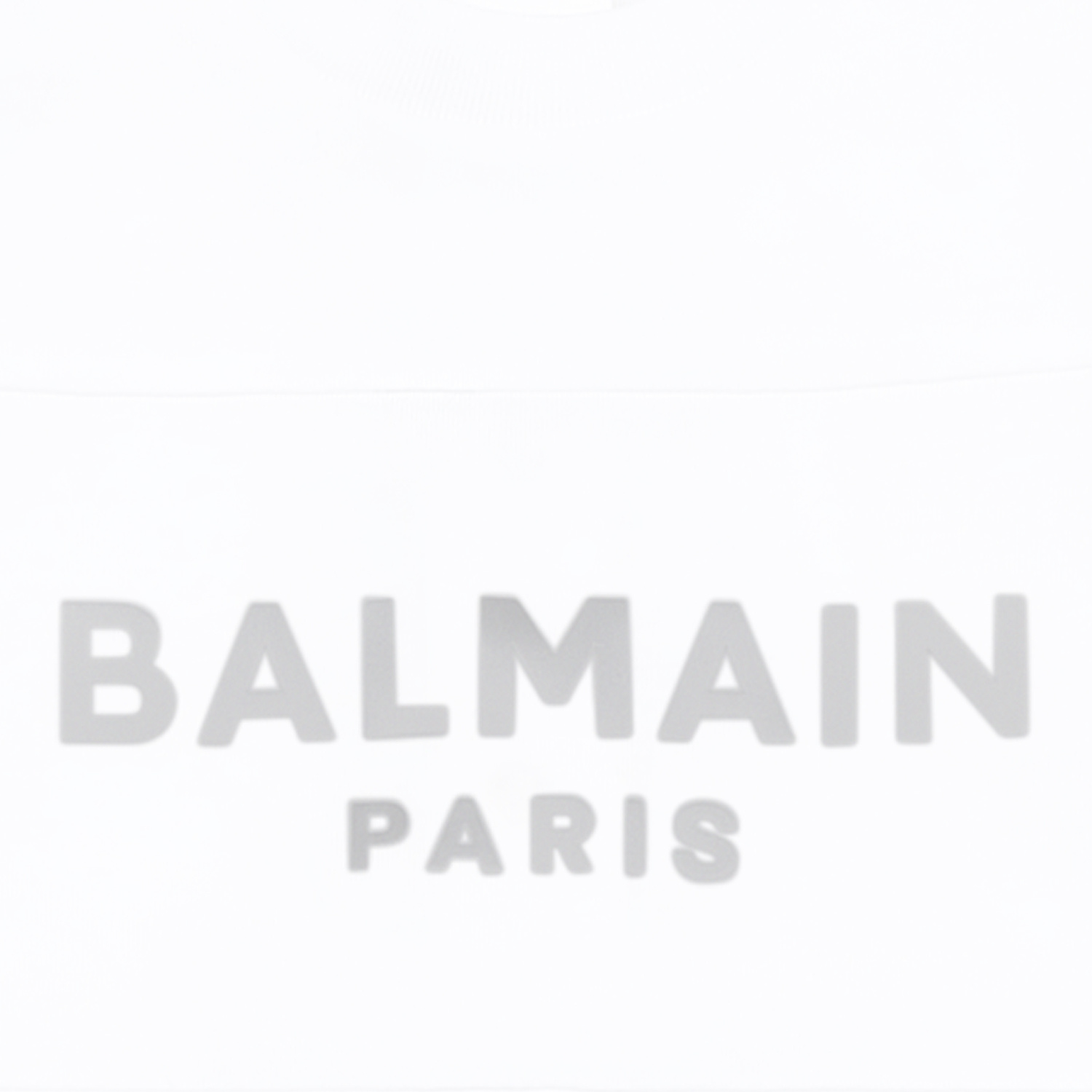 Balmain Long-sleeved Jumpsuit Hat Set In White