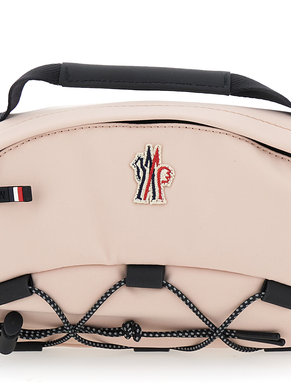 Moncler Fanny Pack With Logo Buckle In Pink