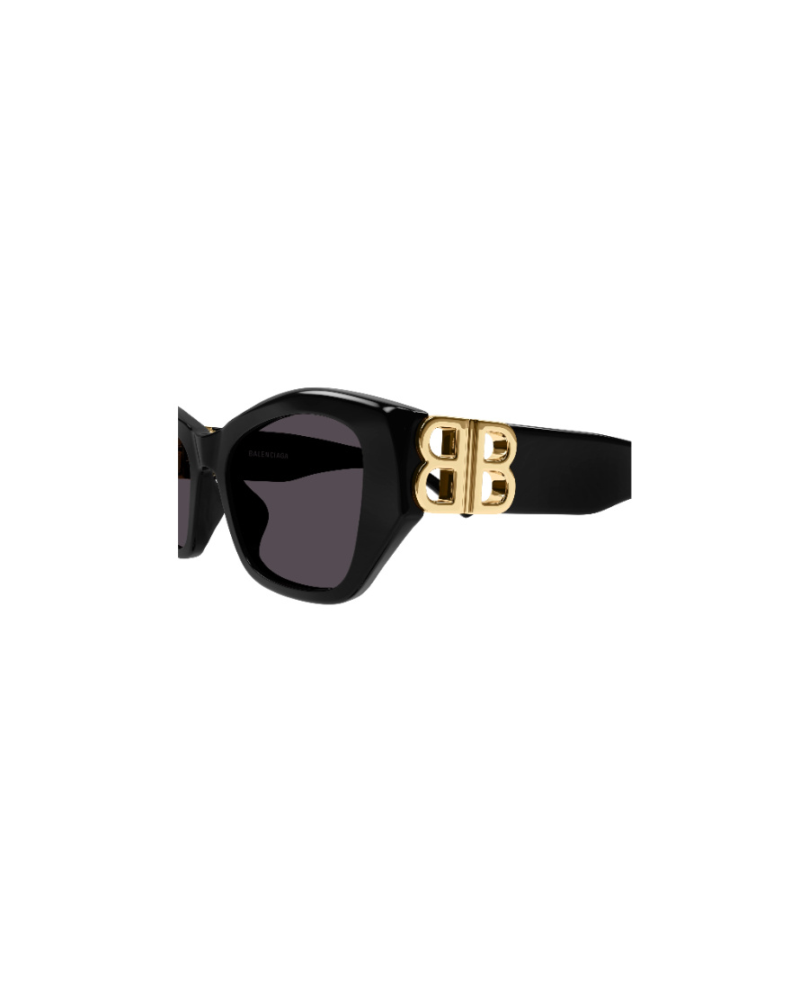 Balenciaga Eyewear Rectangular Frame Sunglasses In Black
