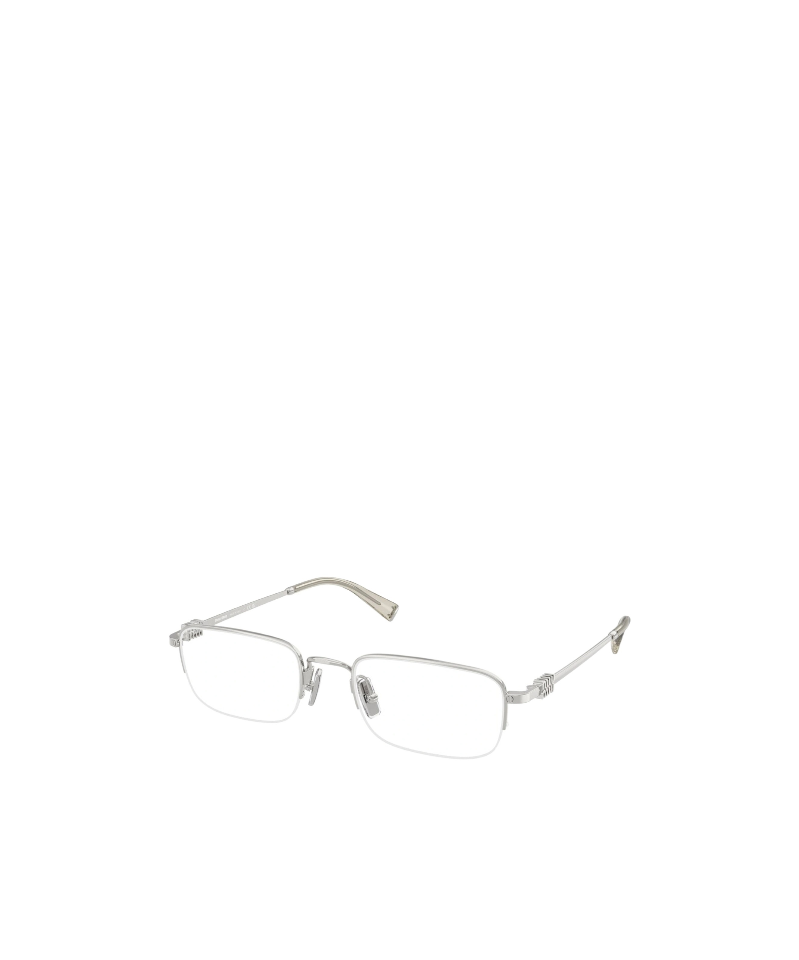 Miu Miu Logo Flat Mirror In White