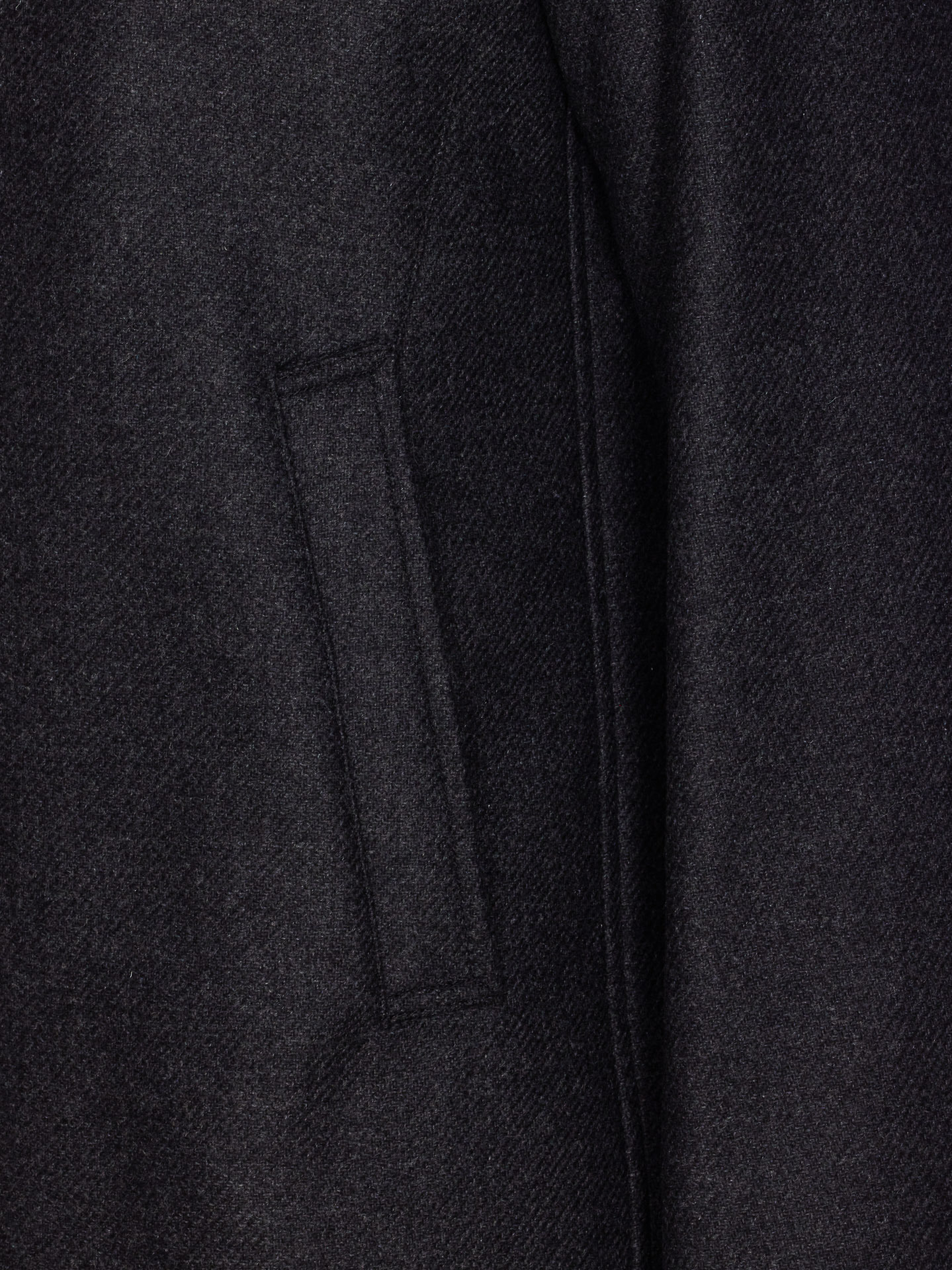 Herno High Neck Coat With Removable Shearling Collar In Blue