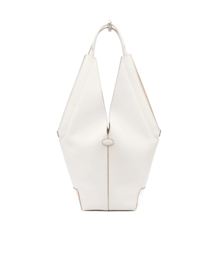 Tod's Double Handle Shoulder Bag In White