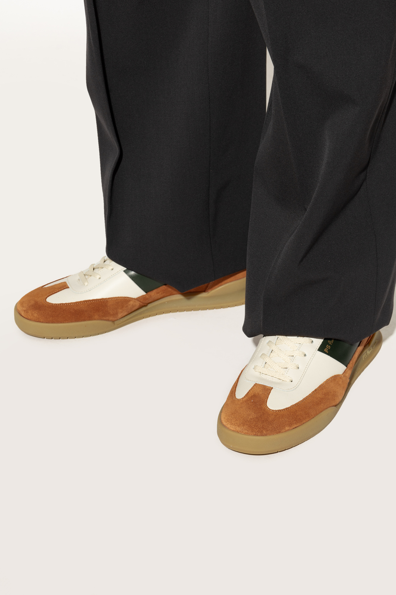Ps By Paul Smith Dover Colour-block Sneakers In Gray