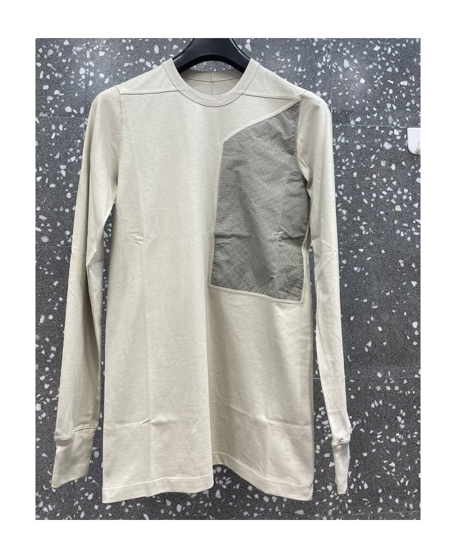 Rick Owens Long-sleeved T-shirt With A Head In White