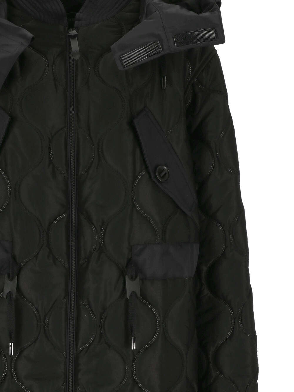 Mackage Hooded Padded Coat In Black