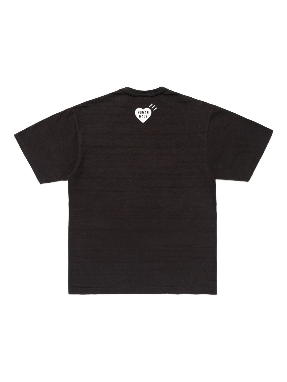 Human Made Heart-globe Graphic T-shirt In Black