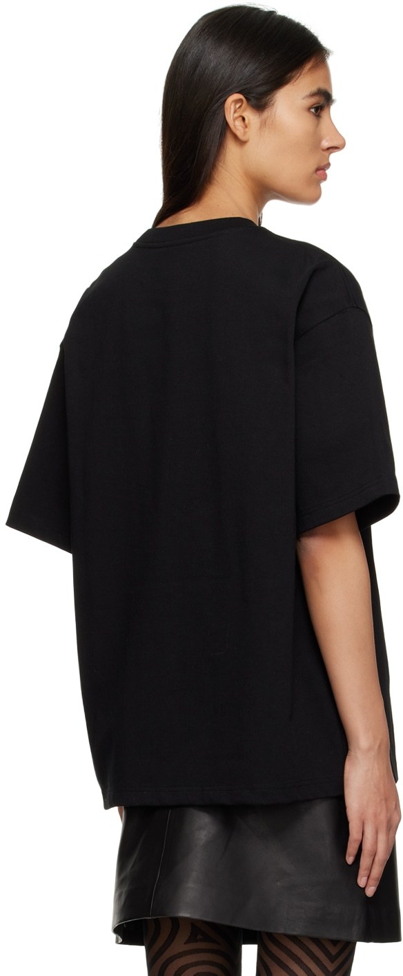 We11 Done Logo-print Cotton T-shirt In Black