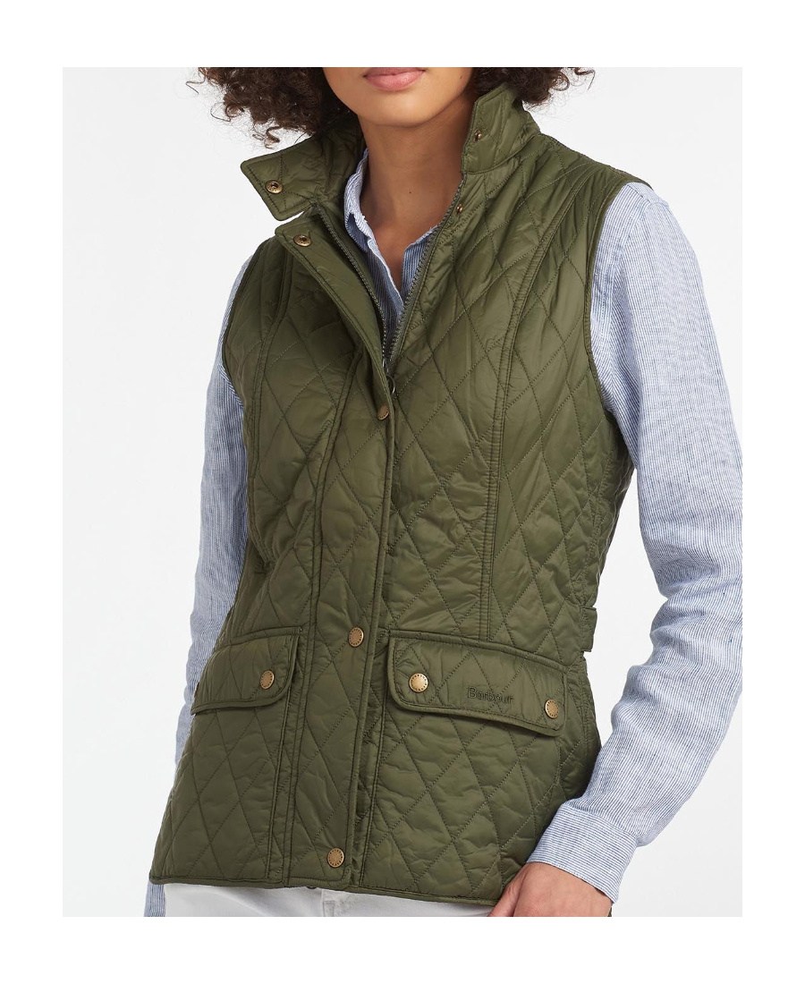 Barbour Core Essentials Otterburn Quilted Vest In Green