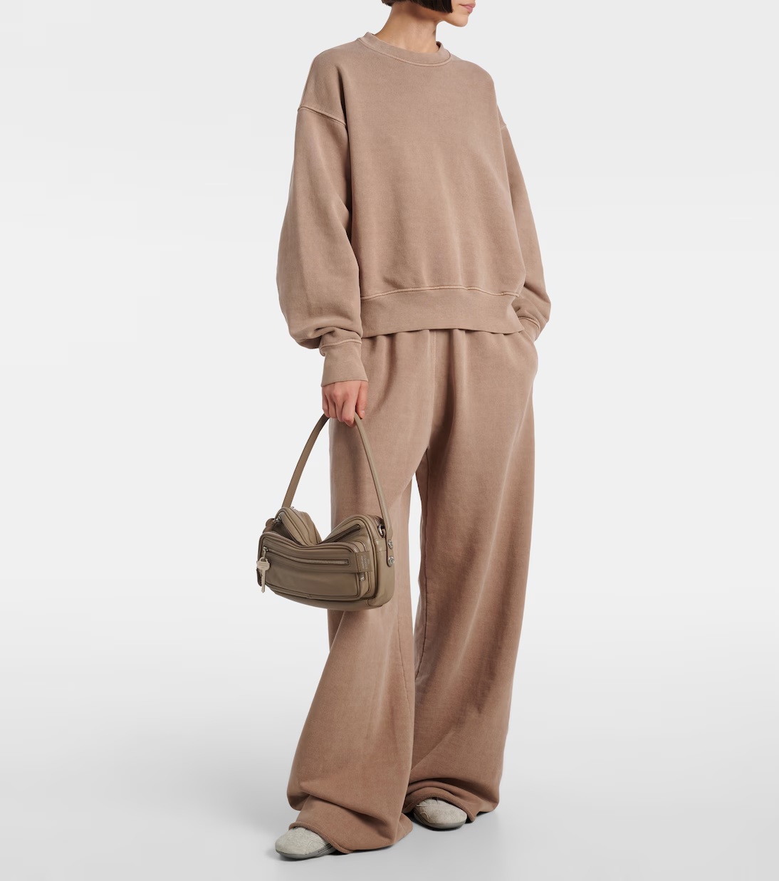 Slvrlake Cotton Jersey Sweatshirt In Brown