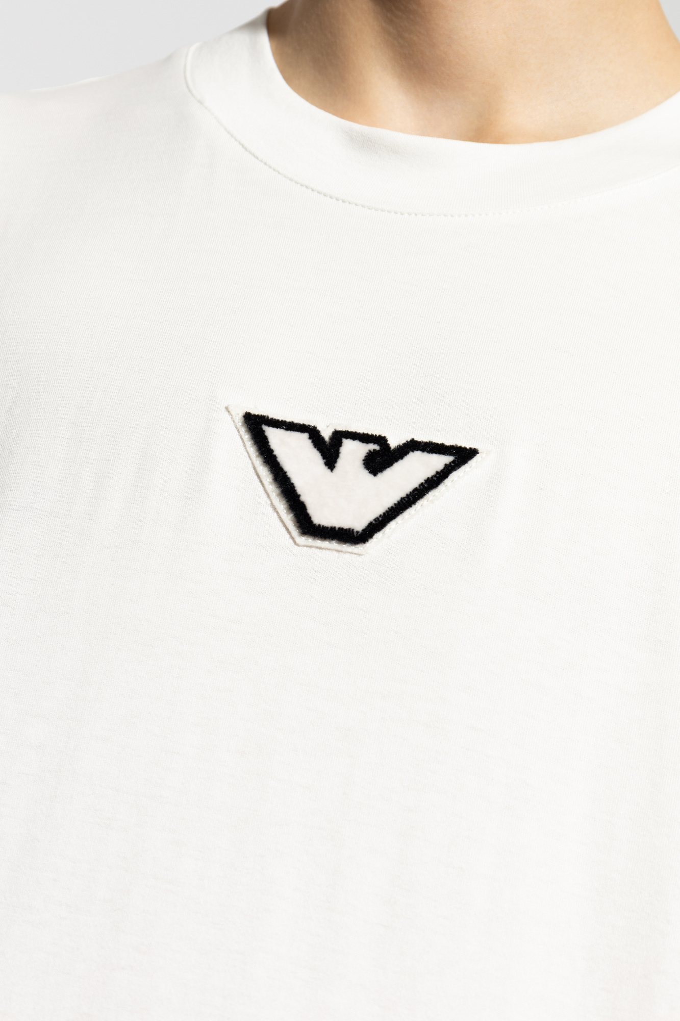 Emporio Armani Short-sleeved T-shirt In White