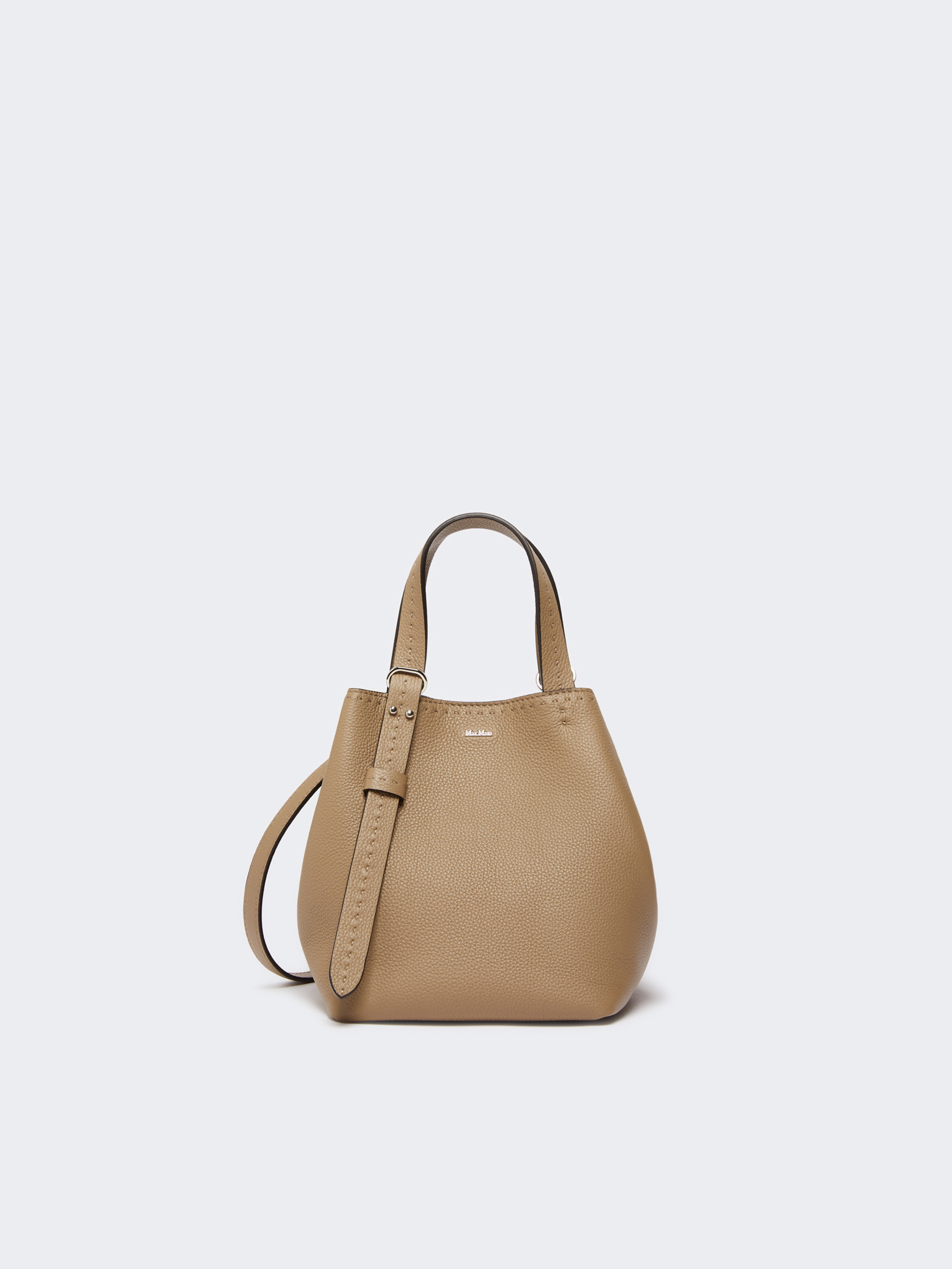 Max Mara Extra-small Leather Archetipo Bag In Brown