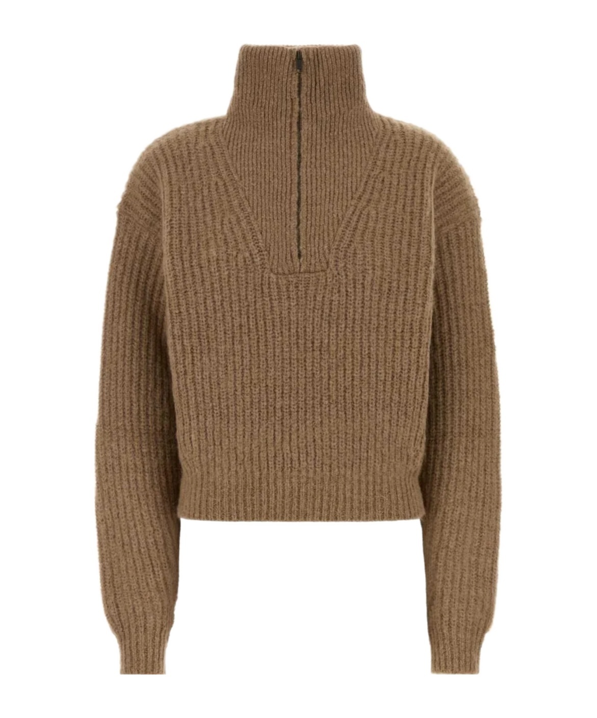 Isabel Marant Étoile Isabel Marant Etoile Camel Mohair Blend Danita Sweater In Animal Print