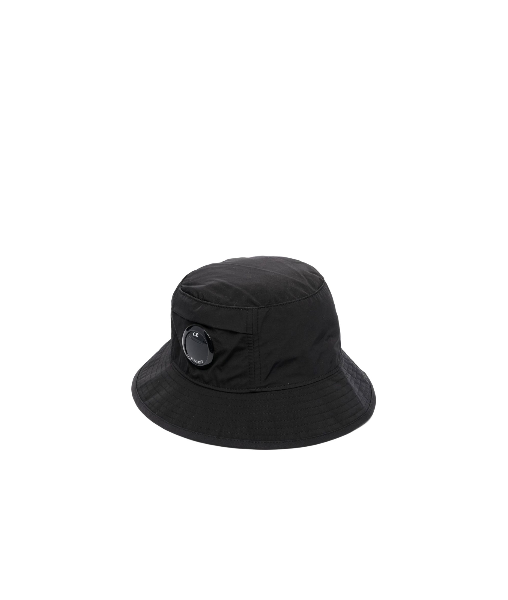 Shop C.p. Company Chrome R Utility Hat In Black