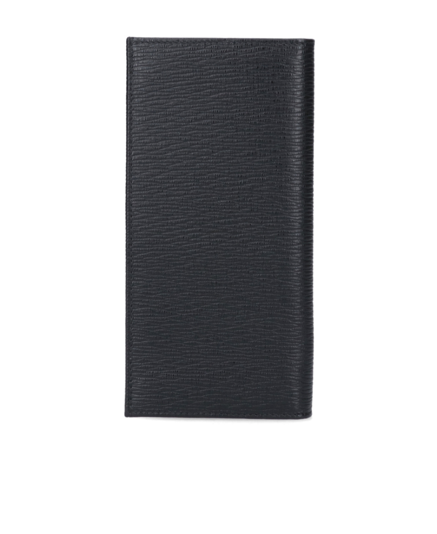 Ferragamo Logo Wallet In Black
