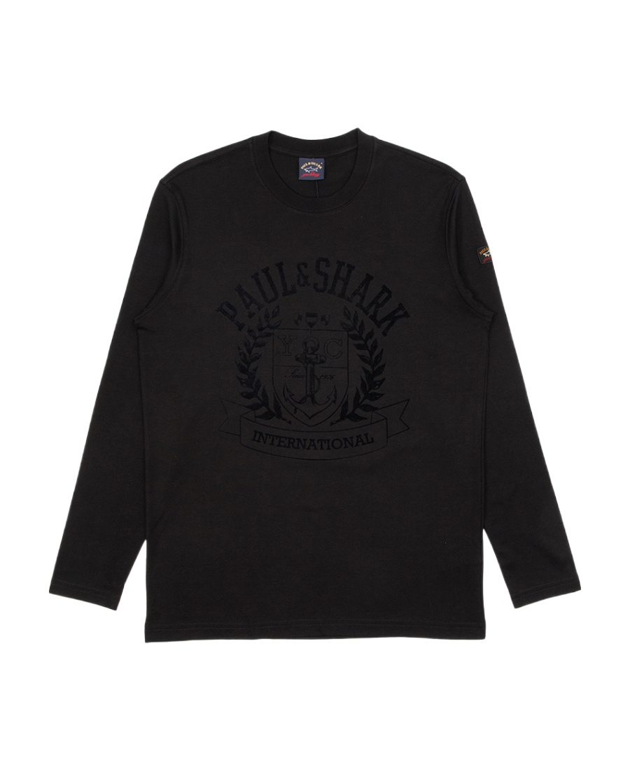PAUL & SHARK T-SHIRT WITH ROUND NECK AND LONG SLEEVES 