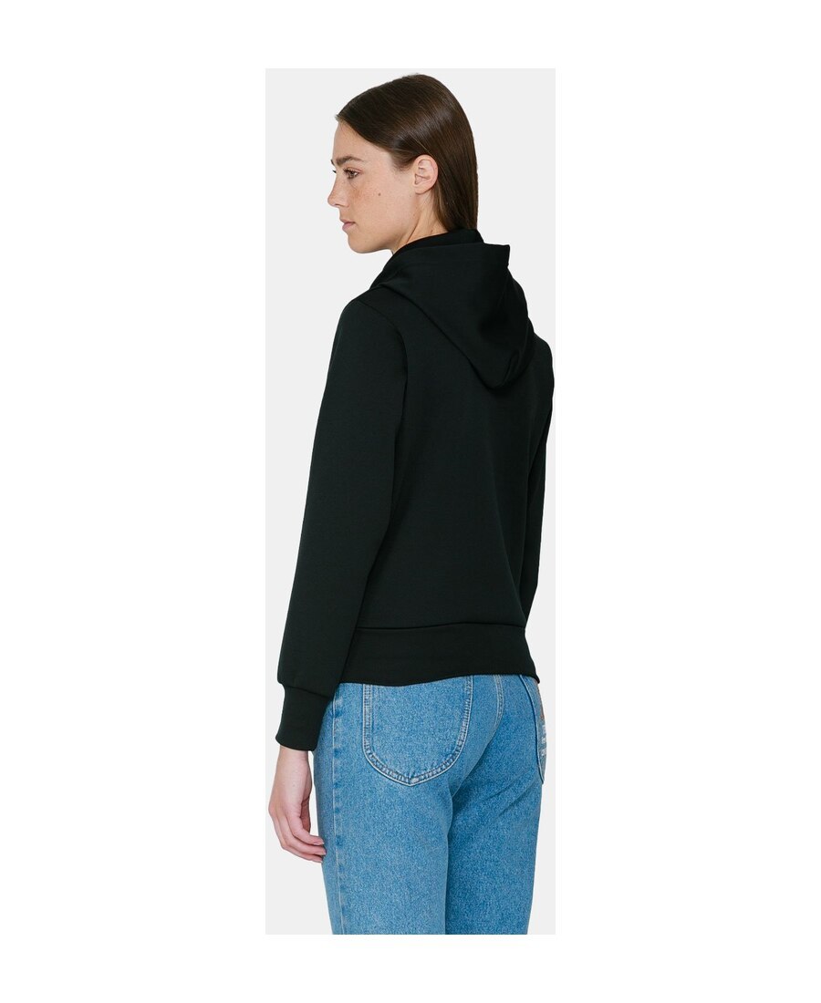 Comme Des Garçons Play Black Red Heart Patch Hoodie In Blue