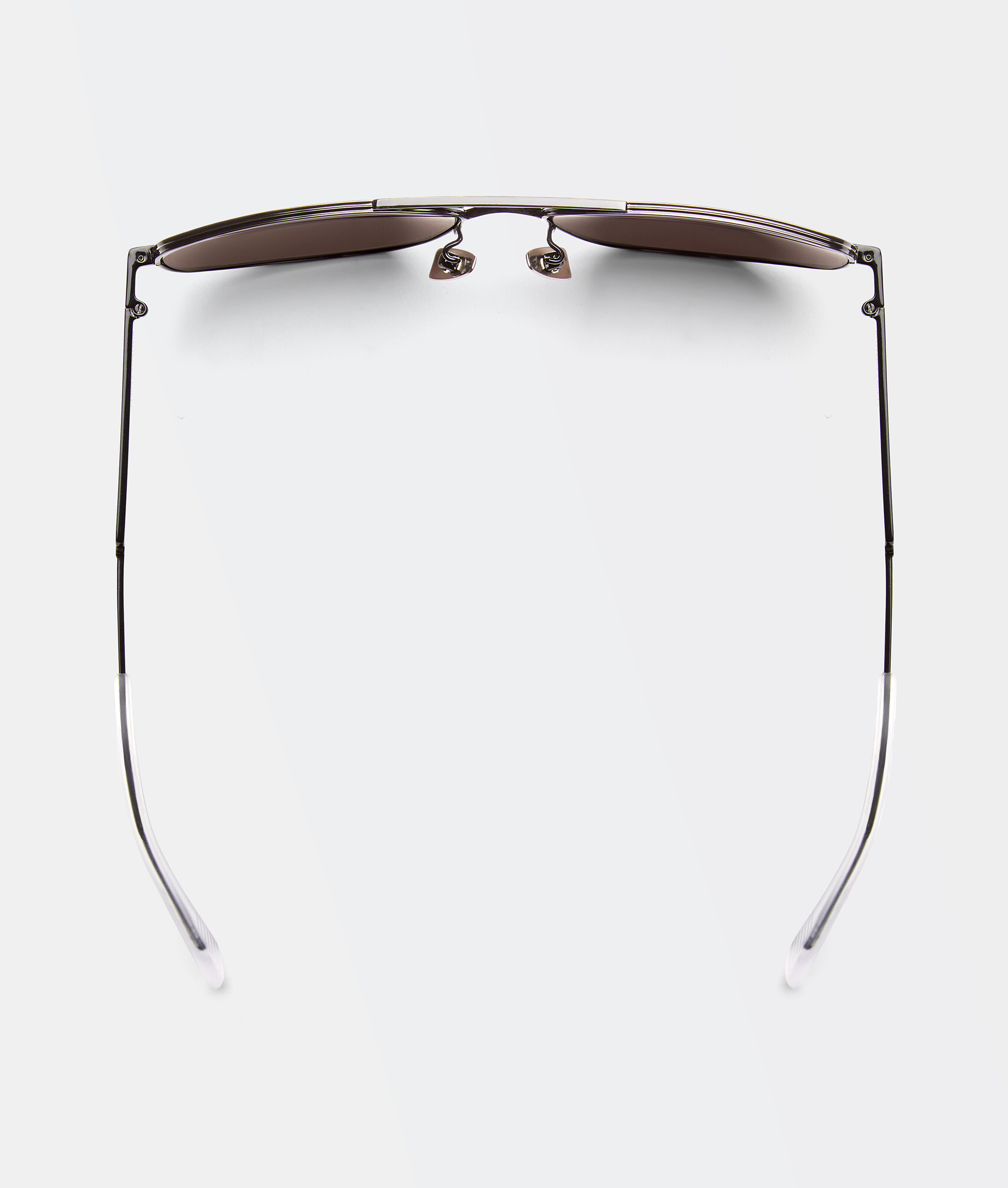 Bottega Veneta Slim Aviator Sunglasses In Black