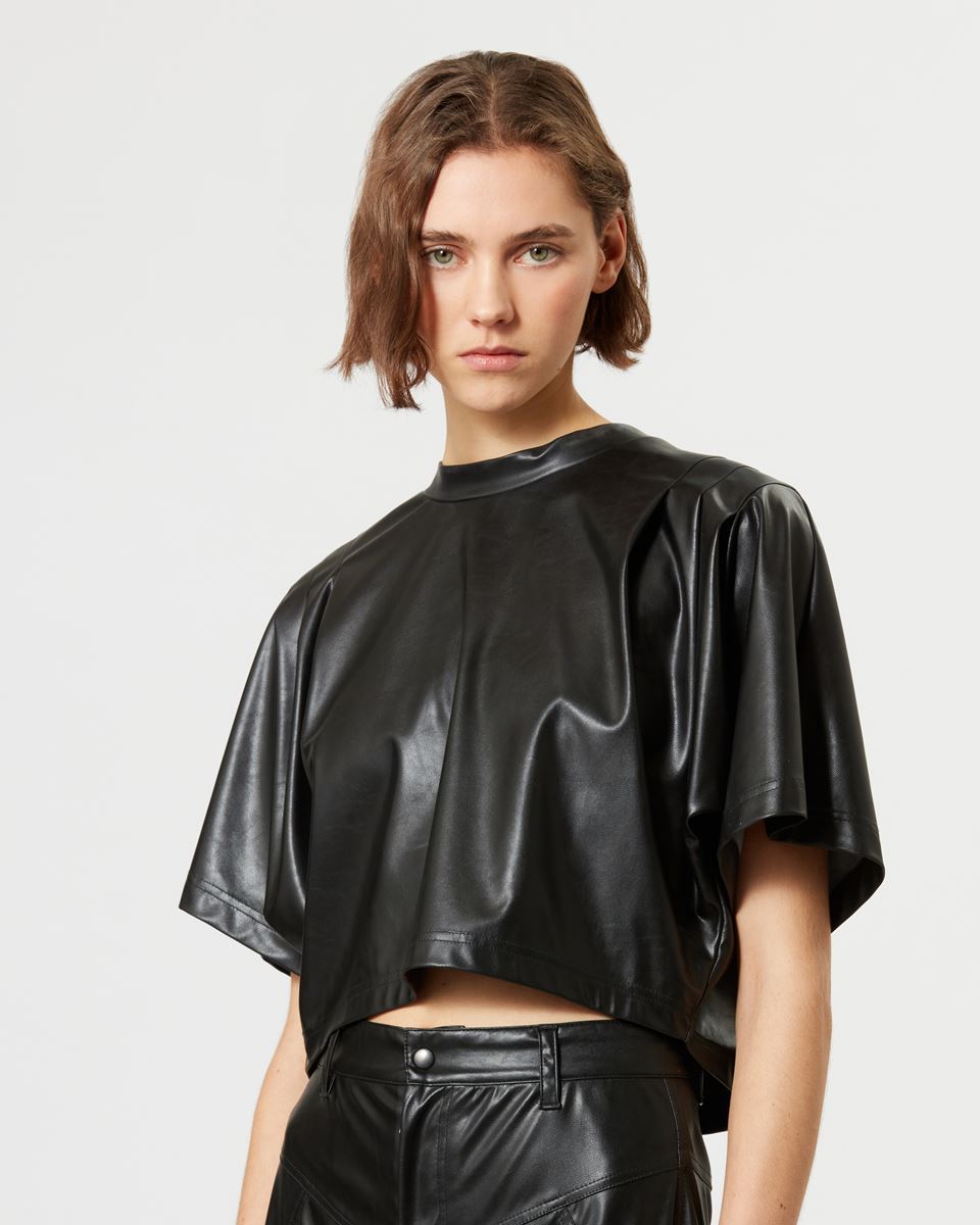 Shop Isabel Marant Étoile Brooky Top In Black