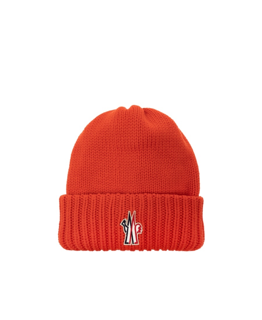 Shop Moncler Logo-embroidered Virgin-wool Beanie