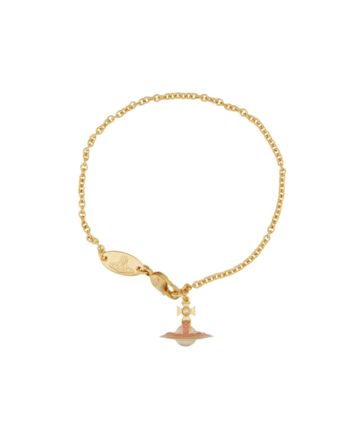 Vivienne Westwood "simonetta" Bracelet In Yellow