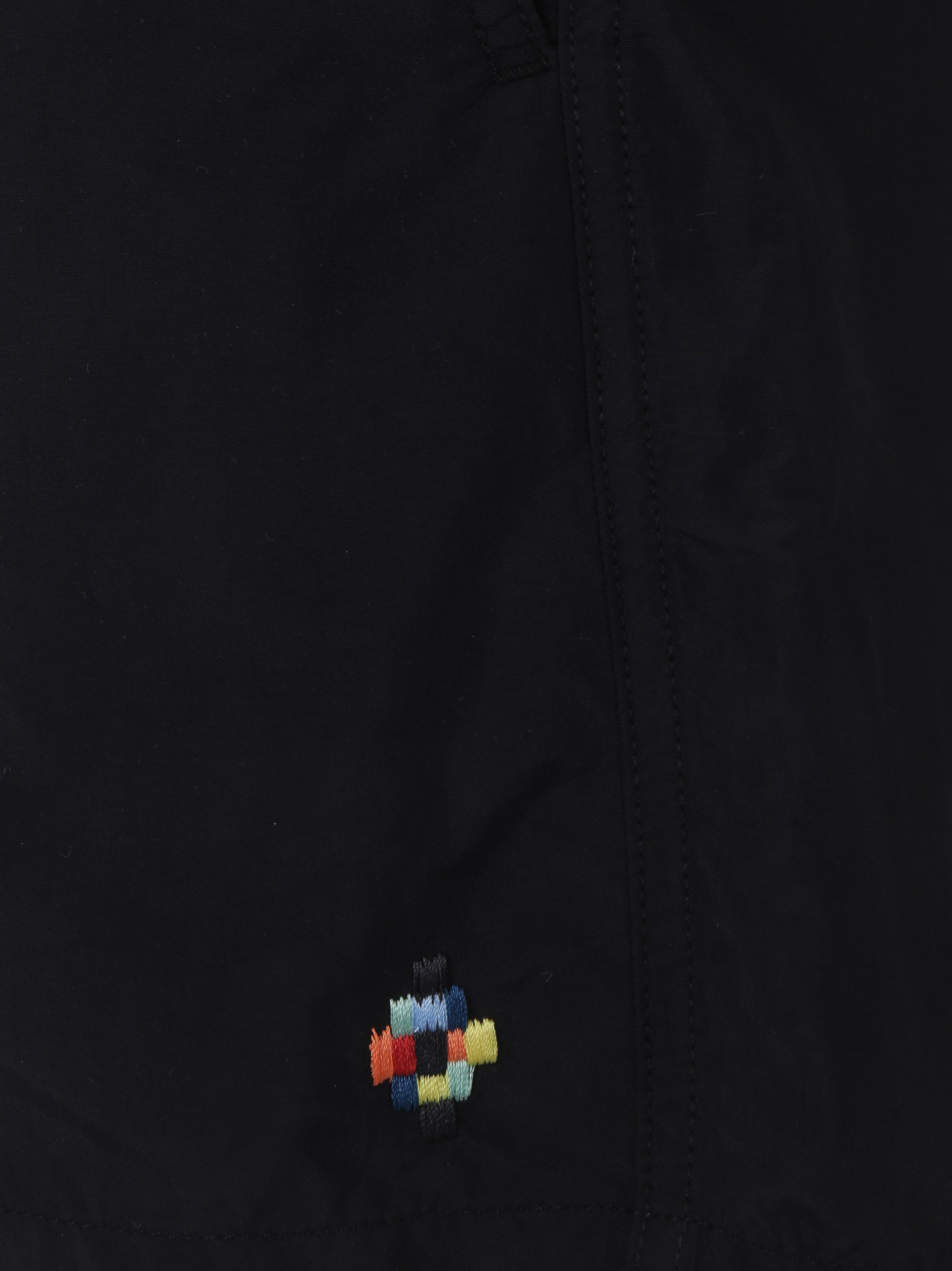 Marcelo Burlon County Of Milan Colourful Cross Swim Short Black Multico In Black