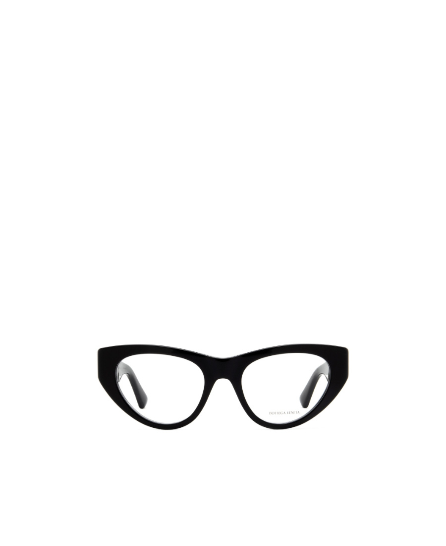 Bottega Veneta Thick Cat Eye-frame Glasses In Black