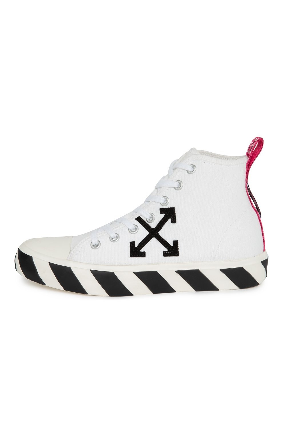 Shop Off-white Arrows Patch High-top Sneakers In White