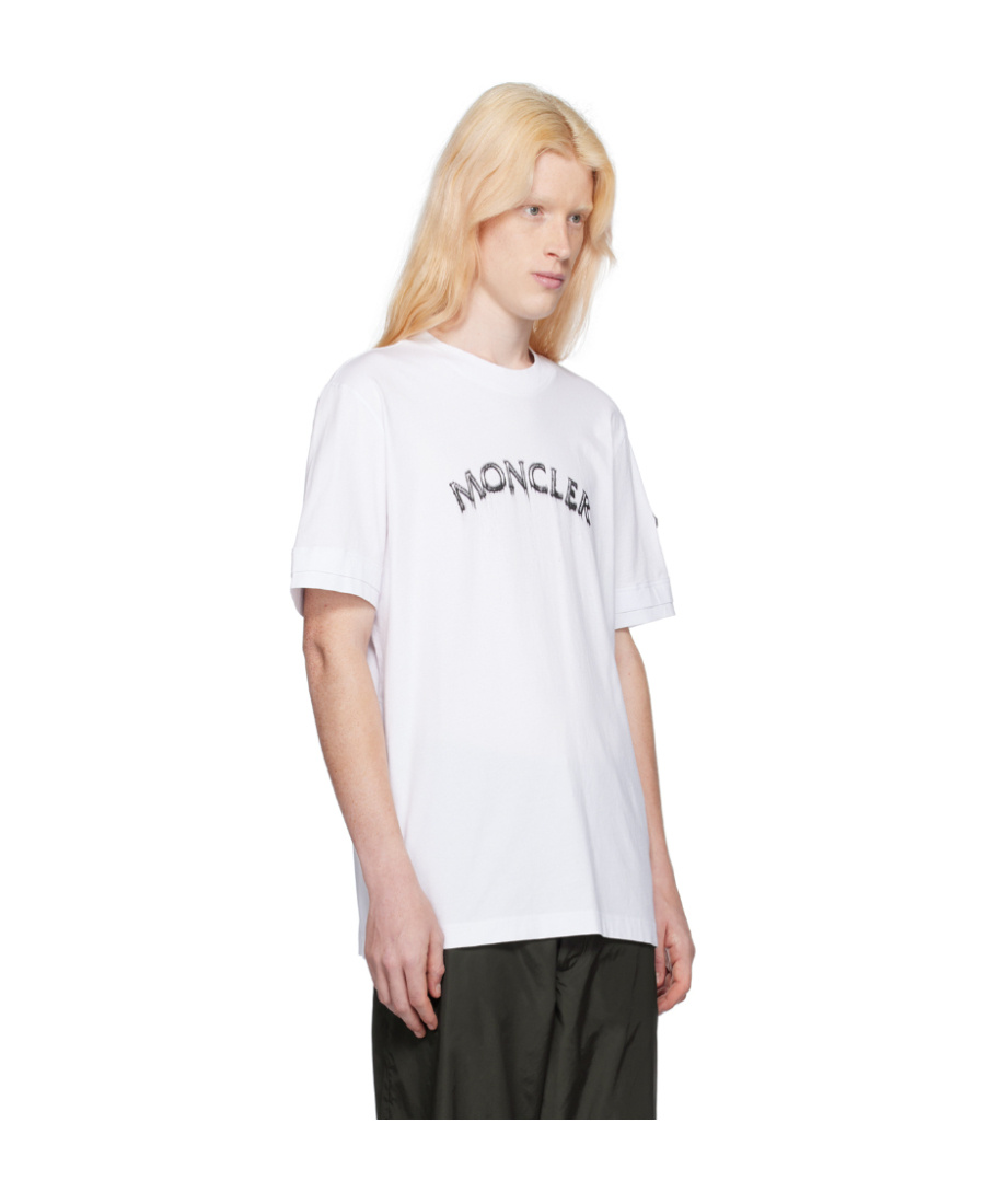 Moncler Logo Short-sleeved T-shirt In White