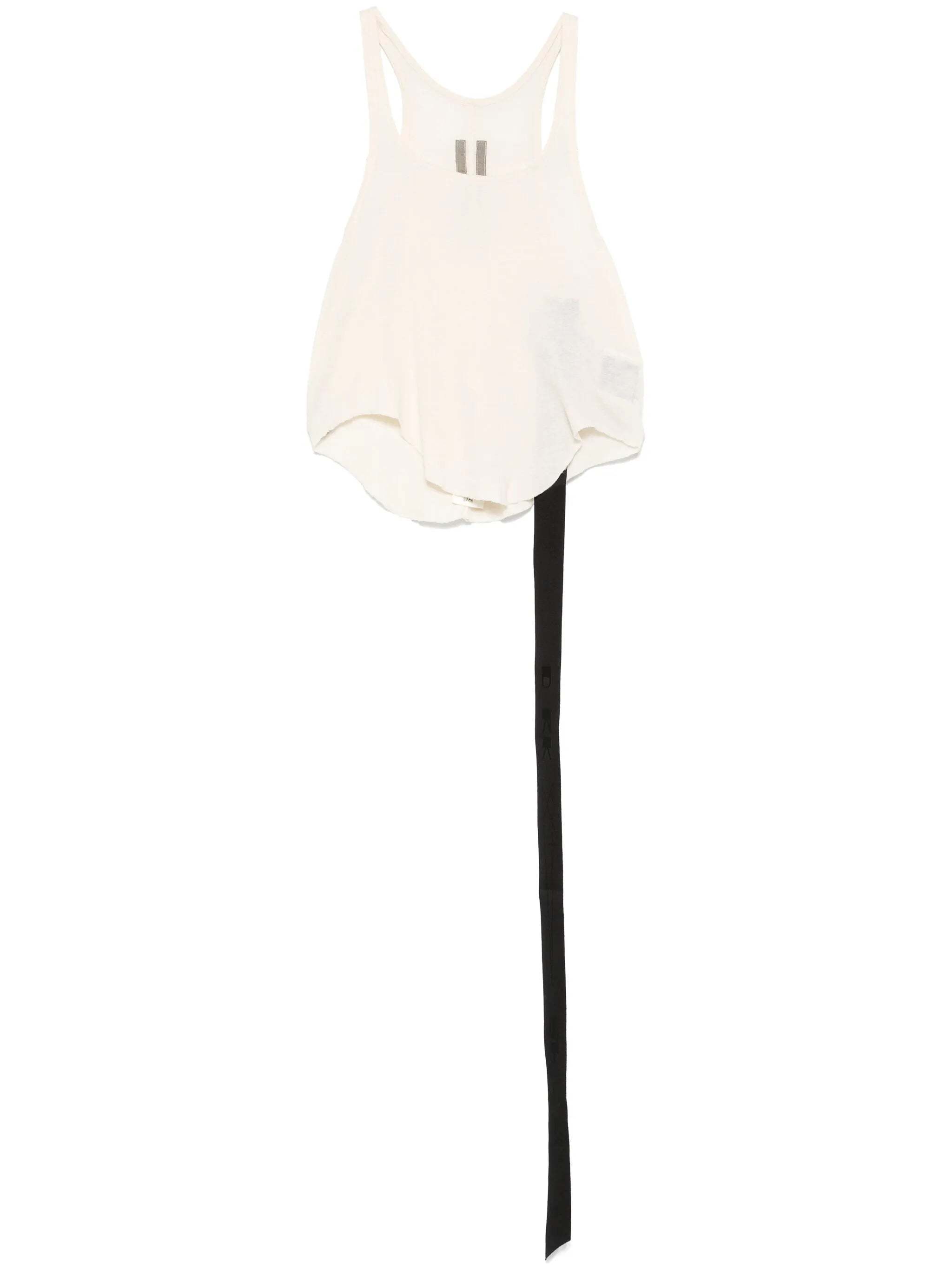 Rick Owens Drkshdw Cropped Tank Top In White
