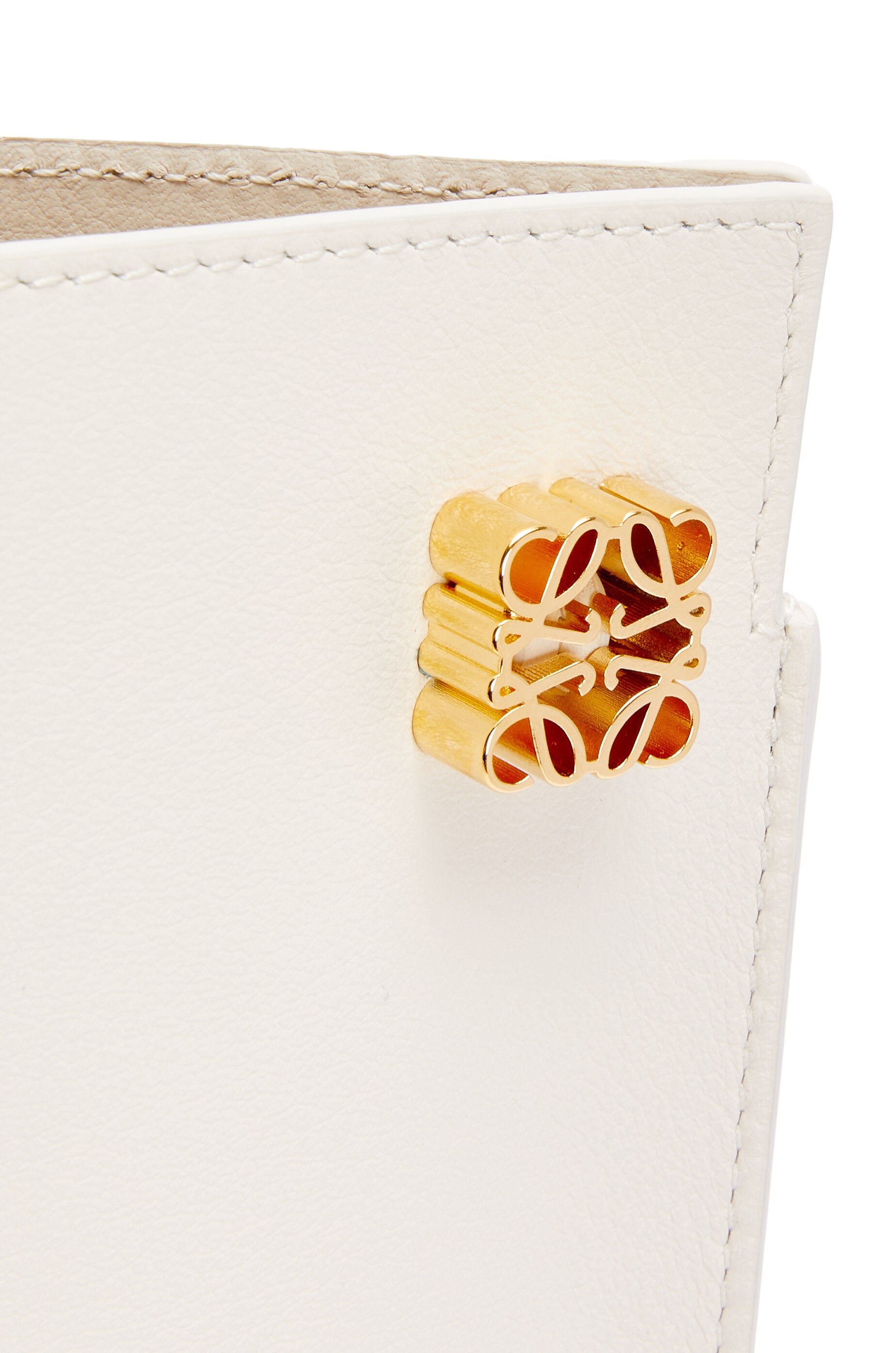 Loewe Schultertasche Dice Pocket Aus Leder In White