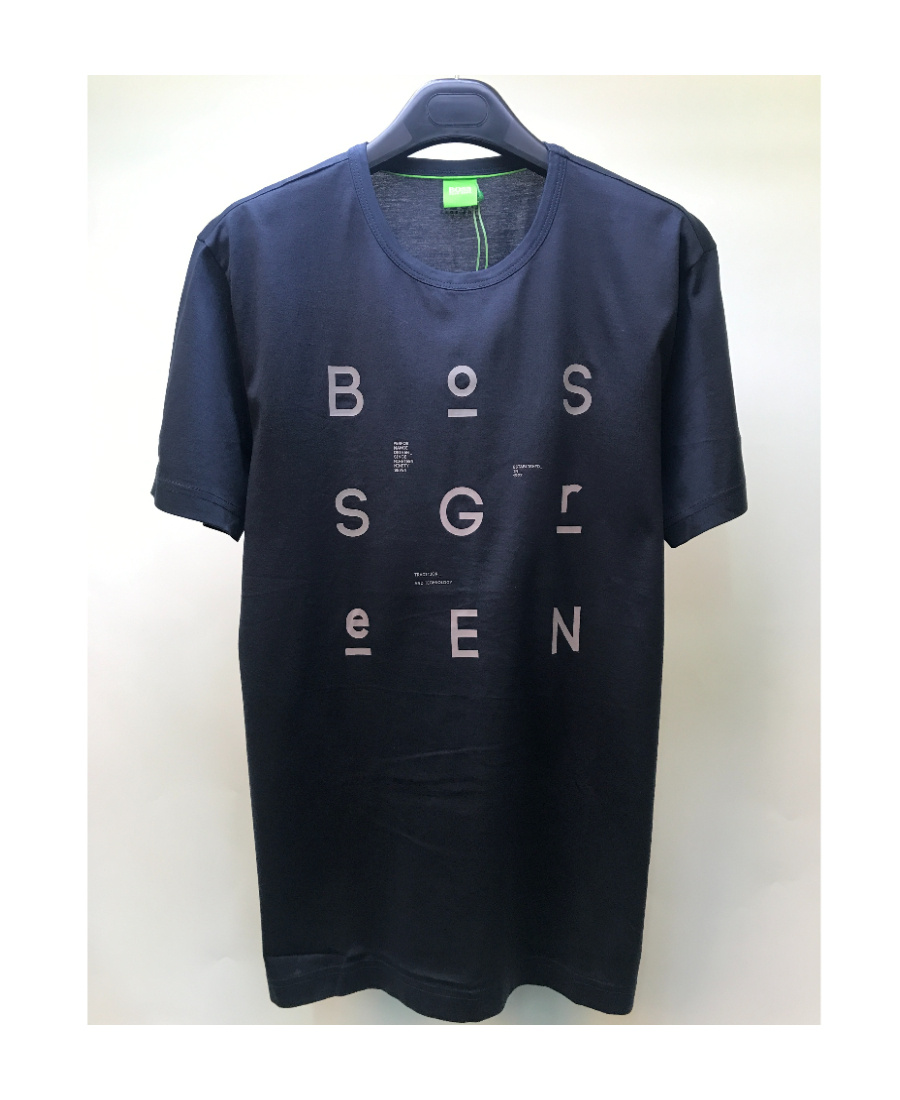 Hugo Boss Round-necked T-shirt In Black