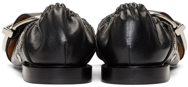 Toga Buckle Ballet Shoes In Black
