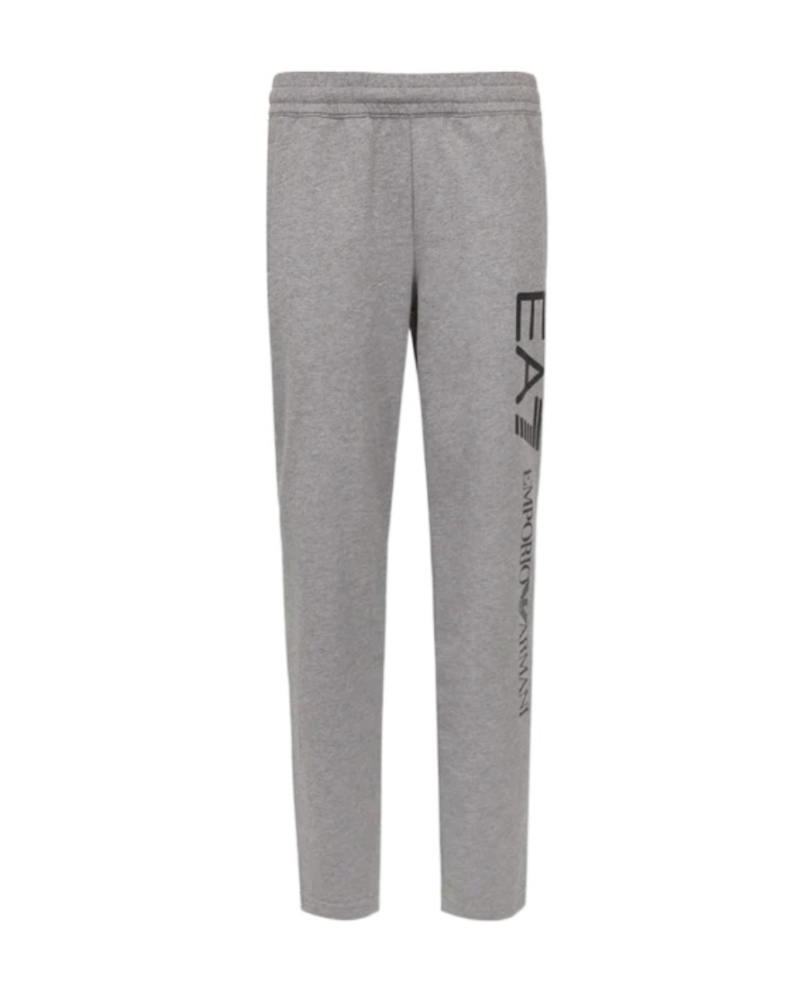 Ea7 Logo Details Sweatpants In Gray