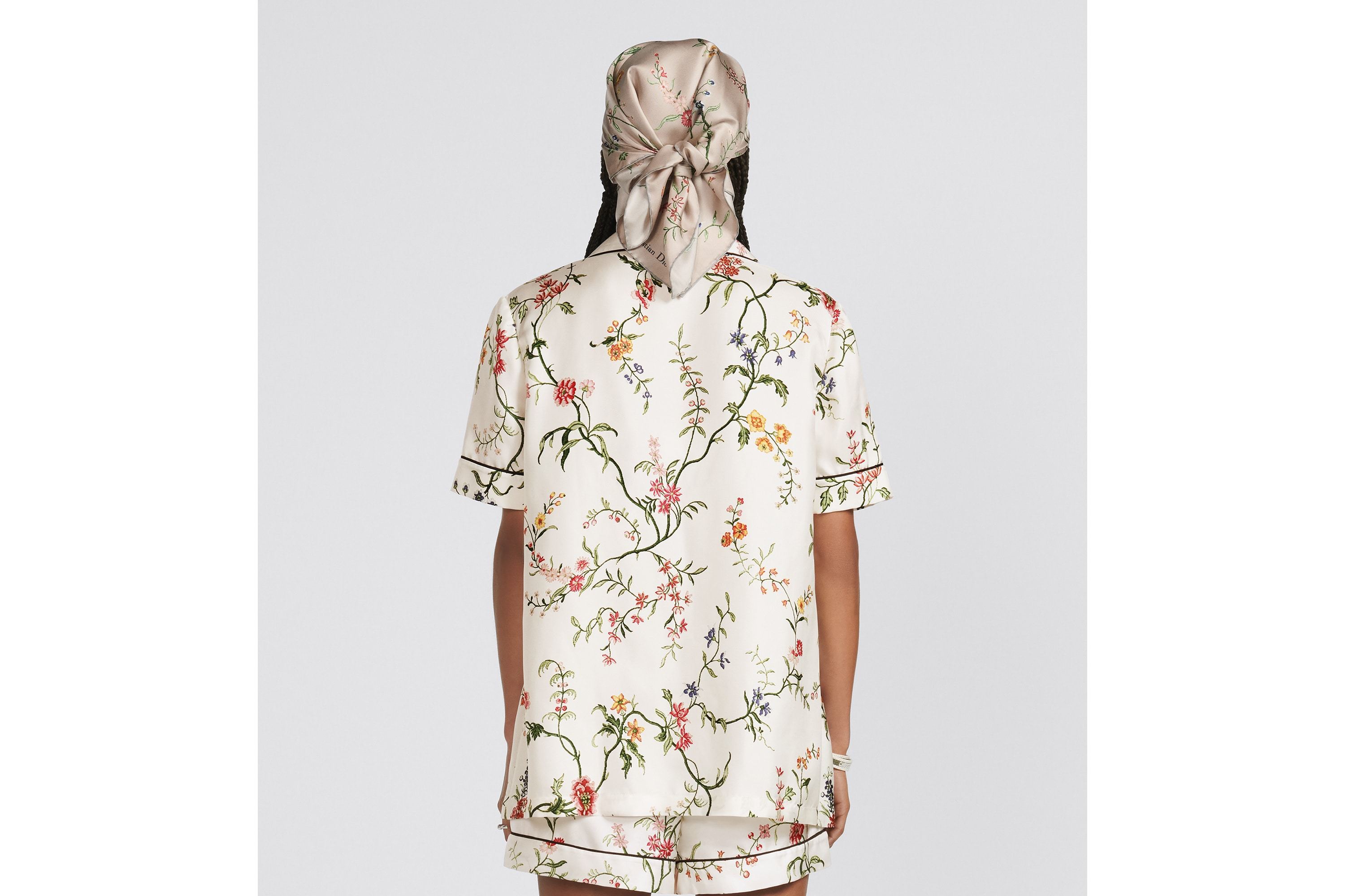 Dior A Short Sleeved Shirt In White