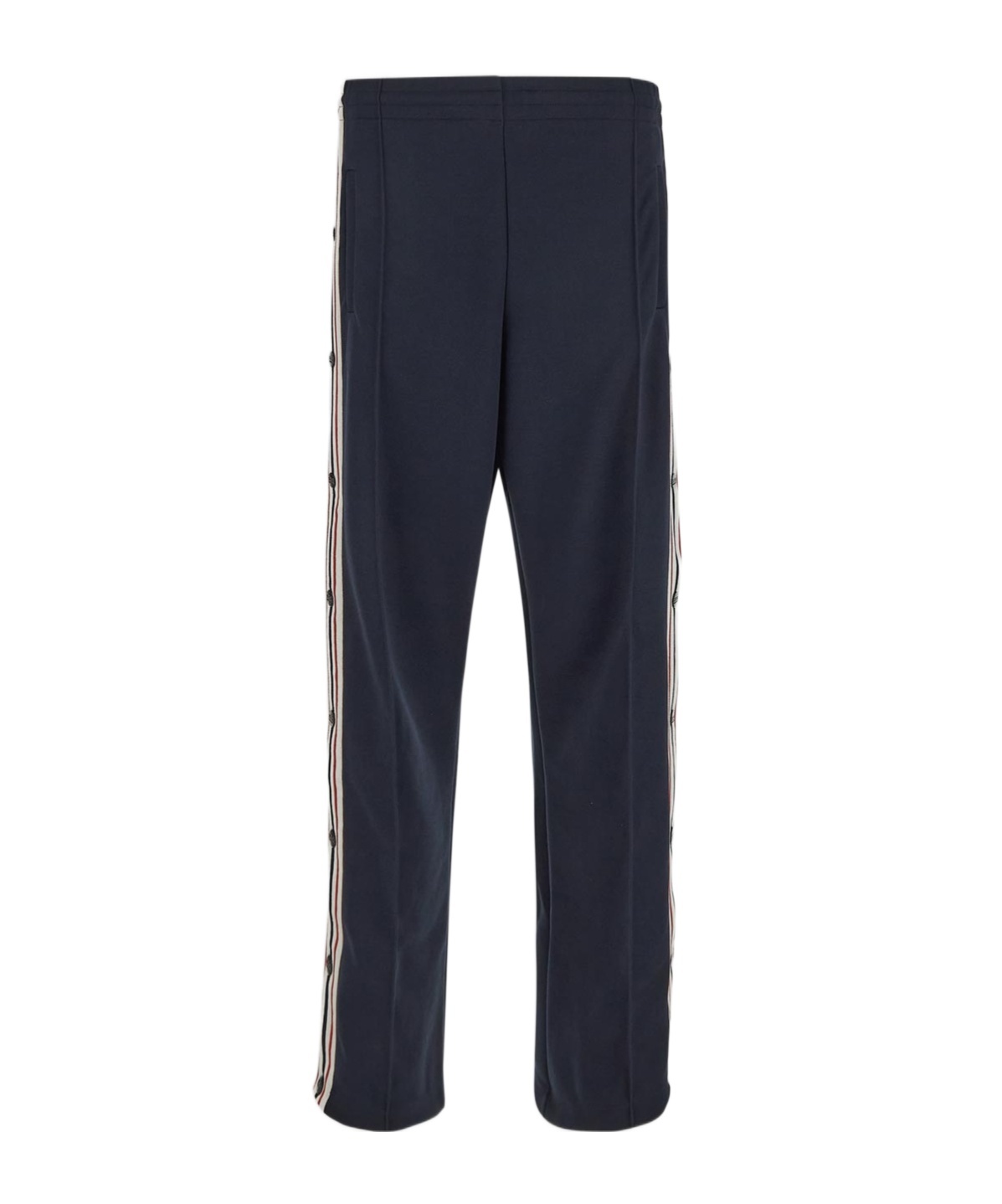 Golden Goose Wide-leg Jersey Trousers In Black