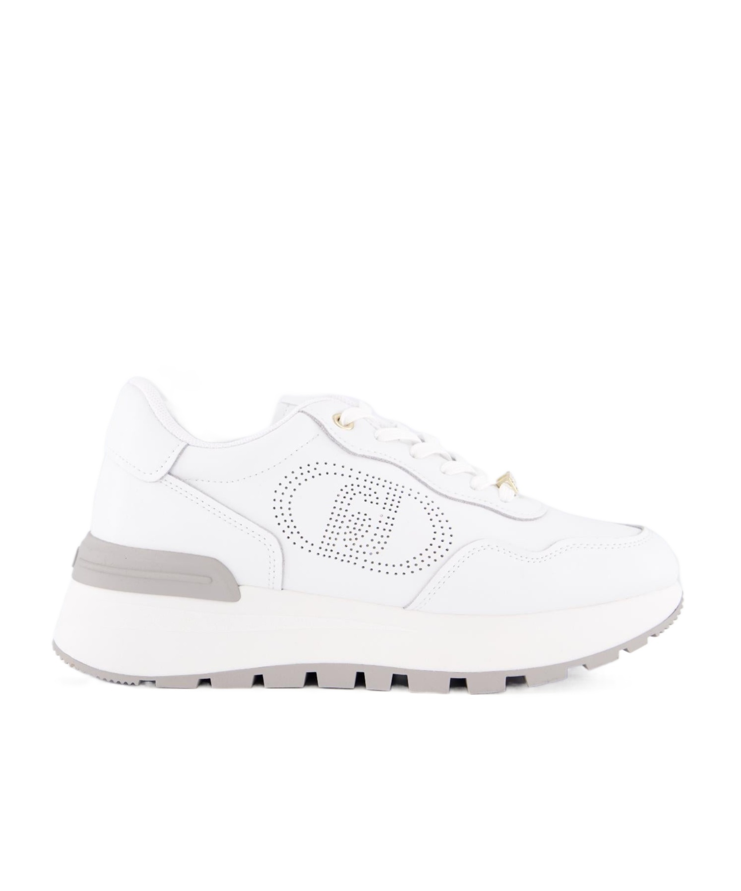 Liu •jo Round-head Sneakers In White