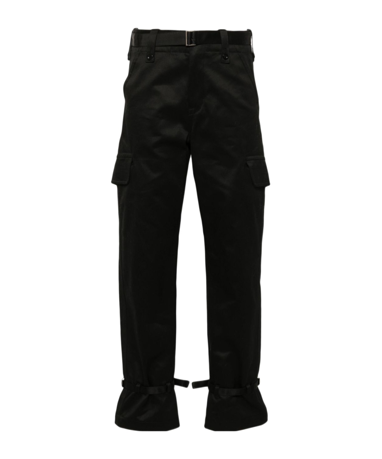 Sacai Tailored Straight Pants In Black