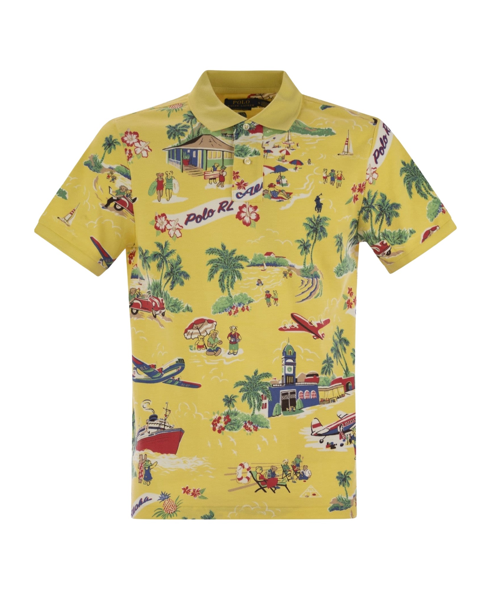 Polo Ralph Lauren Polo À Motif In Yellow