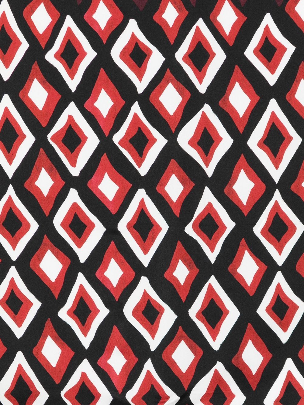 Lanvin Geometric Square Scarf Diamond Motif In Multi